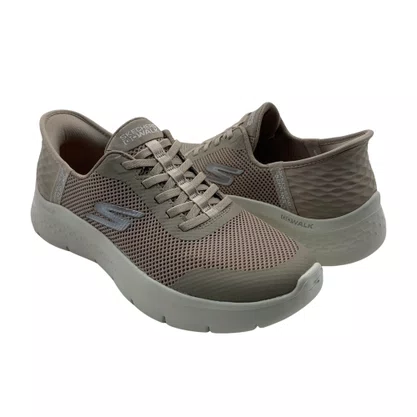 Tênis Skechers Feminino Go Walk Flex Grand Entry Bege