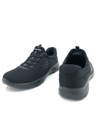 Tênis Skechers Feminino Preto Summits Leve e Macio