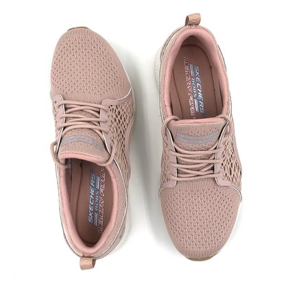 Tênis Skechers Feminino Rosa Bobs Squad Pocket Leve