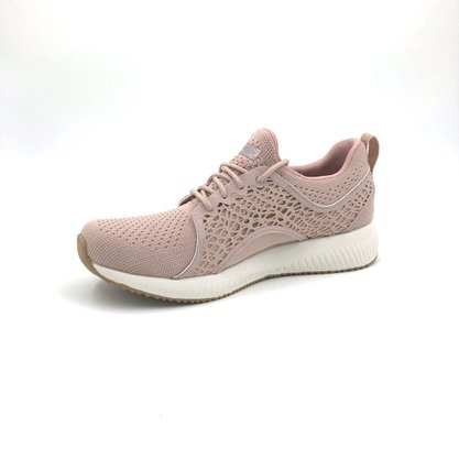 Tênis Skechers Feminino Rosa Bobs Squad Pocket Leve