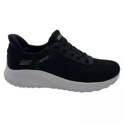 Tênis Skechers Feminino Slip-ins Bobs Squad Chaos Preto