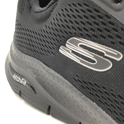 Tênis Skechers Masculino Arch Fit Preto