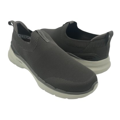Tênis Skechers Masculino Go Walk 6 Warnock Cinza