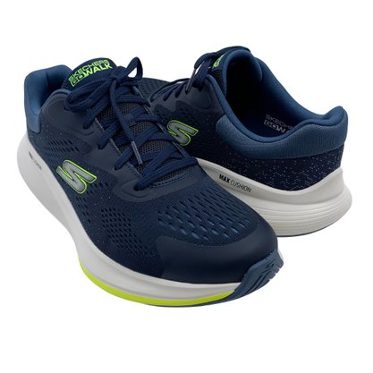 Tênis Skechers Masculino Max Cushioning Walker Azul