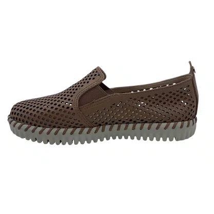 Tênis Slip On Bottero Couro Bege 374106