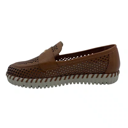 Tênis Slip On Bottero Couro Marrom 374104