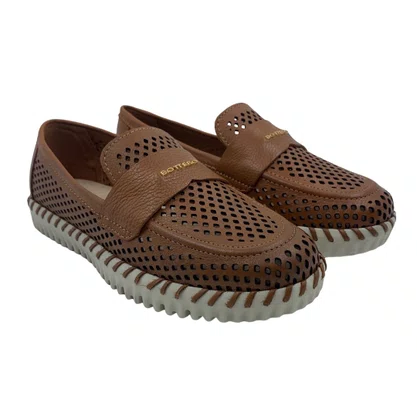 Tênis Slip On Bottero Couro Marrom 374104