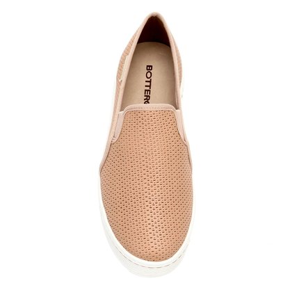 Tênis Slip On Bottero Couro Natural Amêndoa 302001