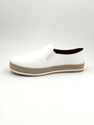 Tênis Slip On Flatform Branco Redsun 207606