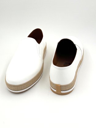 Tênis Slip On Flatform Branco Redsun 207606