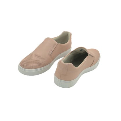 Tênis Slip On Pegada Feminino Couro Natural Rosê 210029