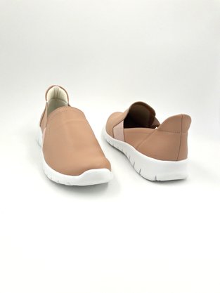 Tênis Slip On Piccadilly Rosê Elásticos Laterais