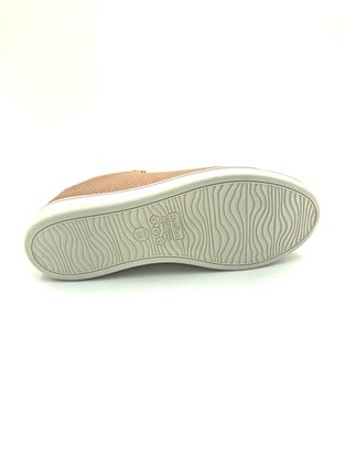 Tênis Slip On Usaflex Couro Rosa Conforto 4805