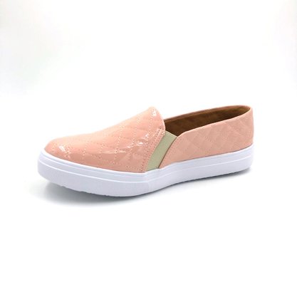 Tênis Slip Tamanho Especial 38 a 42 Rosa Adriana