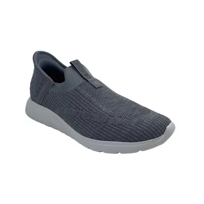 Tênis Softli Knit Cinza 10427 Calce Fácil OrthoLite