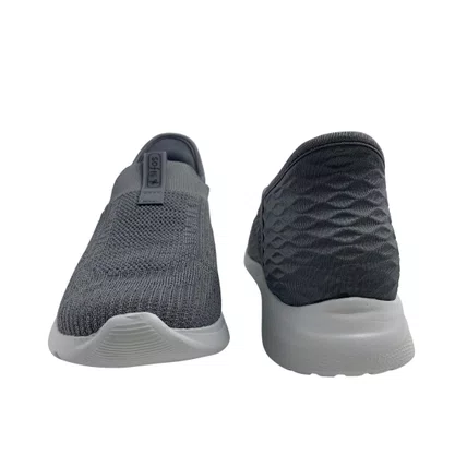 Tênis Softli Knit Cinza 10427 Calce Fácil OrthoLite