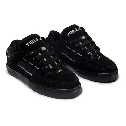 Tênis Tesla Masculino Camurça Coil Preto