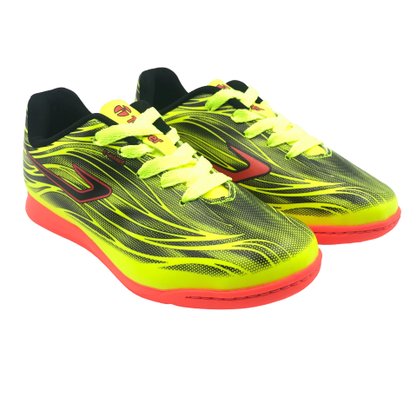 Tênis Topper Futsal Infantil Slick V Verde com Preto