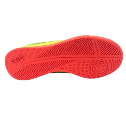 Tênis Topper Futsal Infantil Slick V Verde com Preto