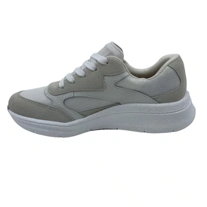Tênis Usaflex Casual Couro Branco 2600