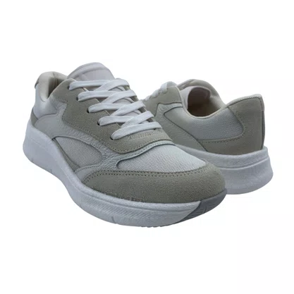 Tênis Usaflex Casual Couro Branco 2600