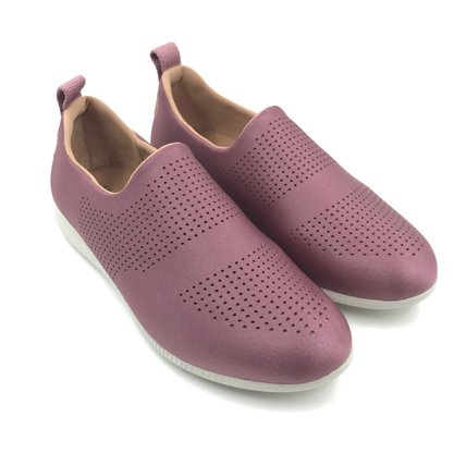 Tênis Usaflex Casual Tecido Mauve 0607