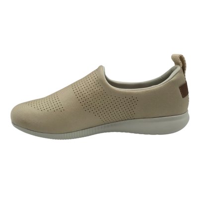 Tênis Usaflex Casual Tecido Nude 0607