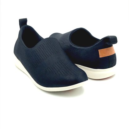Tênis Usaflex Casual Tecido Preto 0607