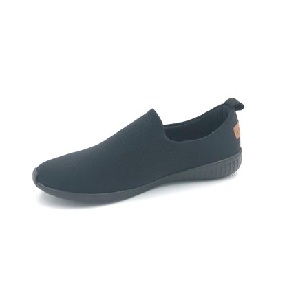 Tênis Usaflex Preto Tecido Elástico Z9310