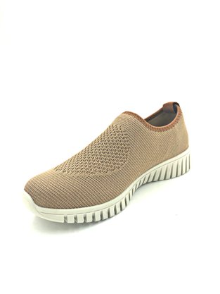 Tênis Usaflex Tricot Camel Joanete Conforto 2208