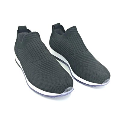 Tênis Usaflex Tricot Preto Conforto AD1113