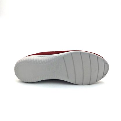 Tênis Usaflex Vermelho Calce Fácil Z9310 Sola Leve