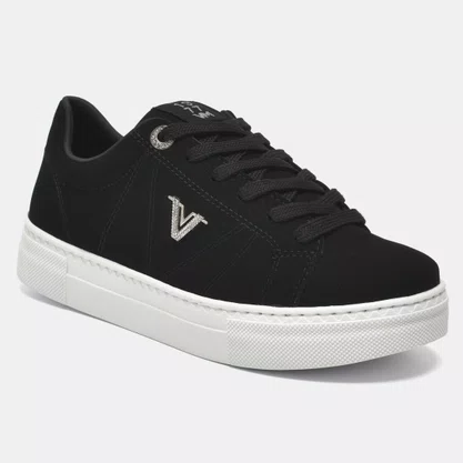 Tênis Via Marte Nobuck Preto 13802101 Casual