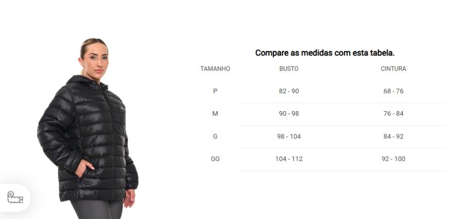 Jaqueta Olympikus Feminina Puffer Azul Jaqueta Olympikus Feminina Puffer Azul