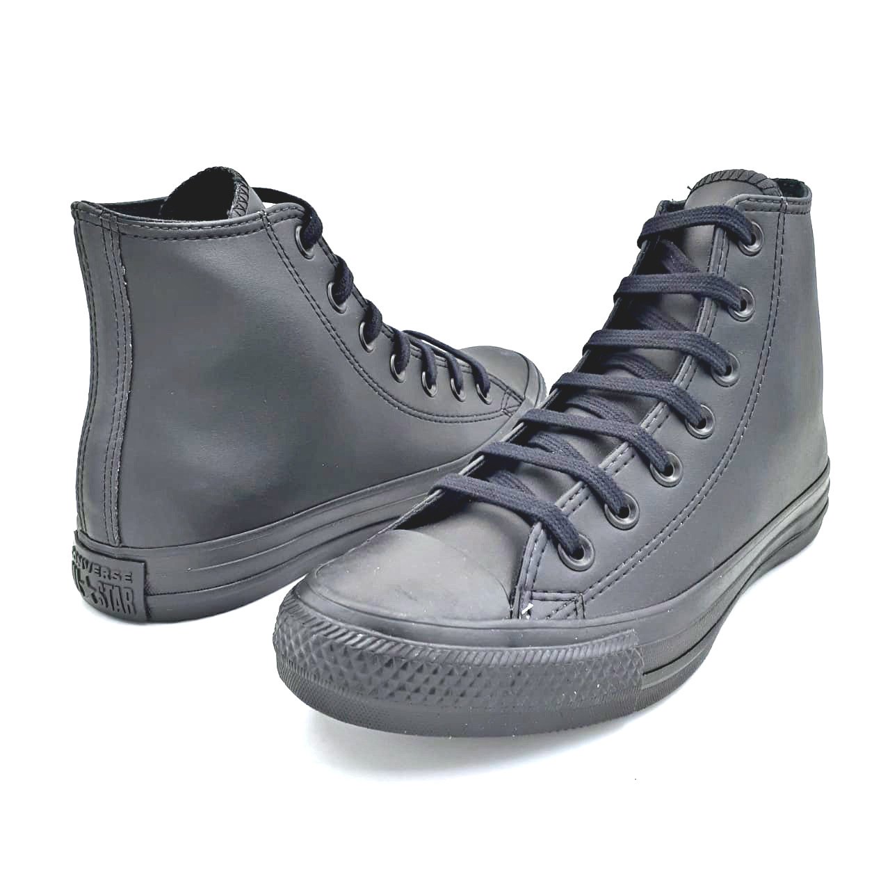 Converse All Star Preto Tachas Prata Vintage sapatos unissex