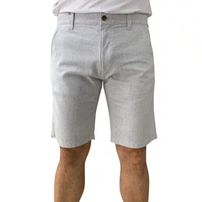 Bermuda Tecido Fideli Giorno Regular Azul BR94602347