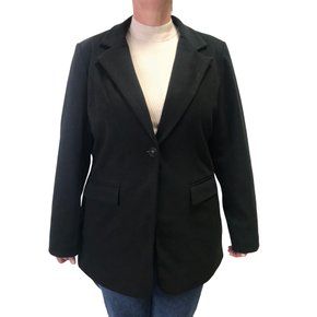 Blazer Alpelo com Botão de Brasão Preto 11600104