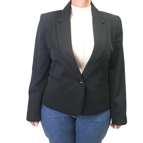 Blazer Maria Madalena Curto Preto 114410011