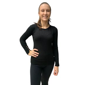 Blusa Alpelo Feminina Linha Preta 10900464