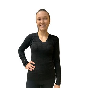 Blusa Dunialin Feminina Modal Preta 2272