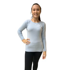 Blusa Dunialin Feminina Modal Azul Claro 2278