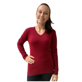 Blusa Dunialin Feminina Modal Bordô 2427