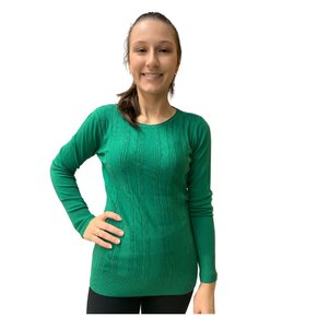 Blusa Dunialin Feminina Modal Verde 2428