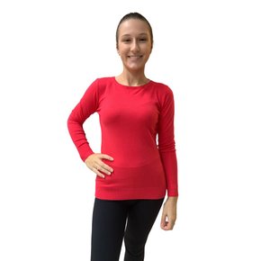 Blusa Dunialin Feminina Modal Vermelha 2278