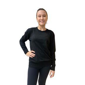 Blusa Dunialin Unissex Modal Preta 2291