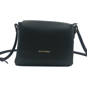 Bolsa Bottero Couro Tiracolo Preta 7700004