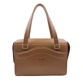 Bolsa de Ombro Scamboo Couro Caramelo 2005