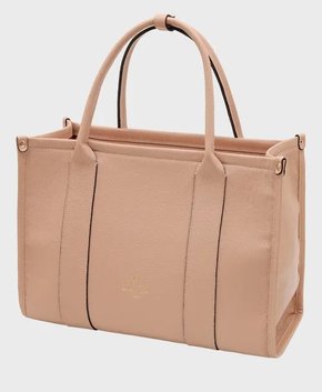 Bolsa Mariart Couro Maxi Acácia Nude