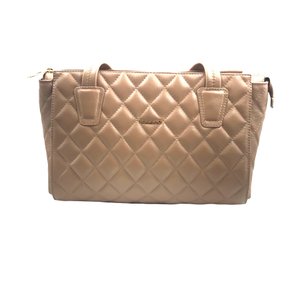 Bolsa Scamboo Couro Matelassê Nude 1868