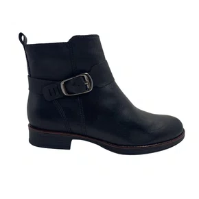 Bota Cano Curto Feminina Bottero em Couro Preta 361730